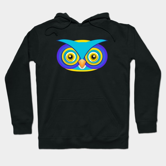 Hippie Owl Hoodie by satheeshsankaran